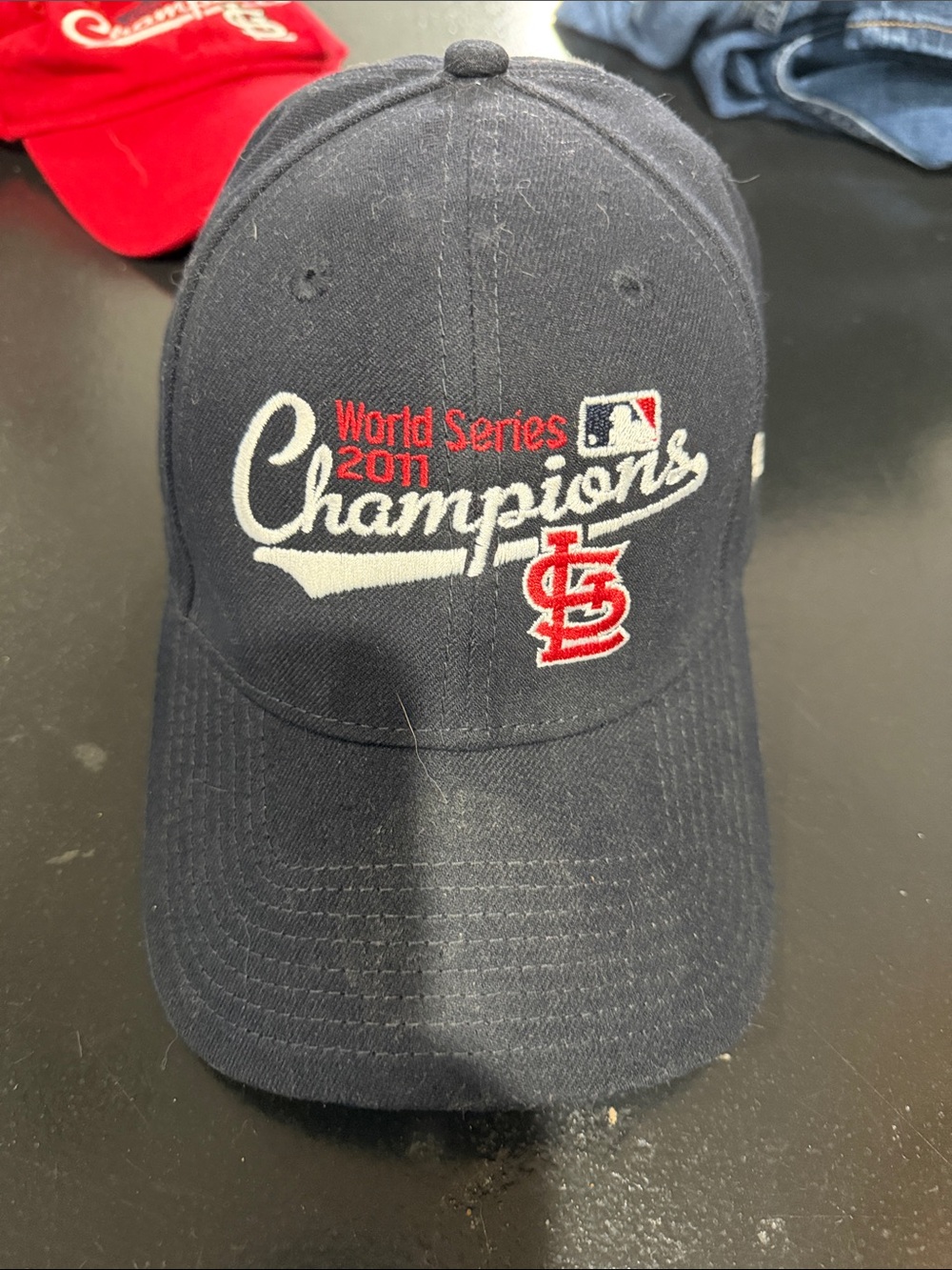 New Era St. Louis Cardinals 2011 World Series Champions Navy Red Cap
